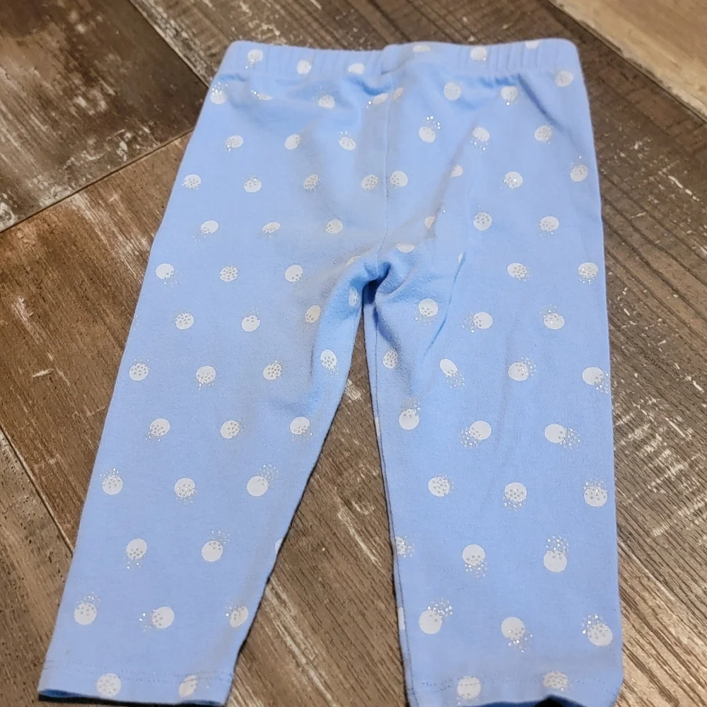 GAP Kids Blue Polka Dot Leggings